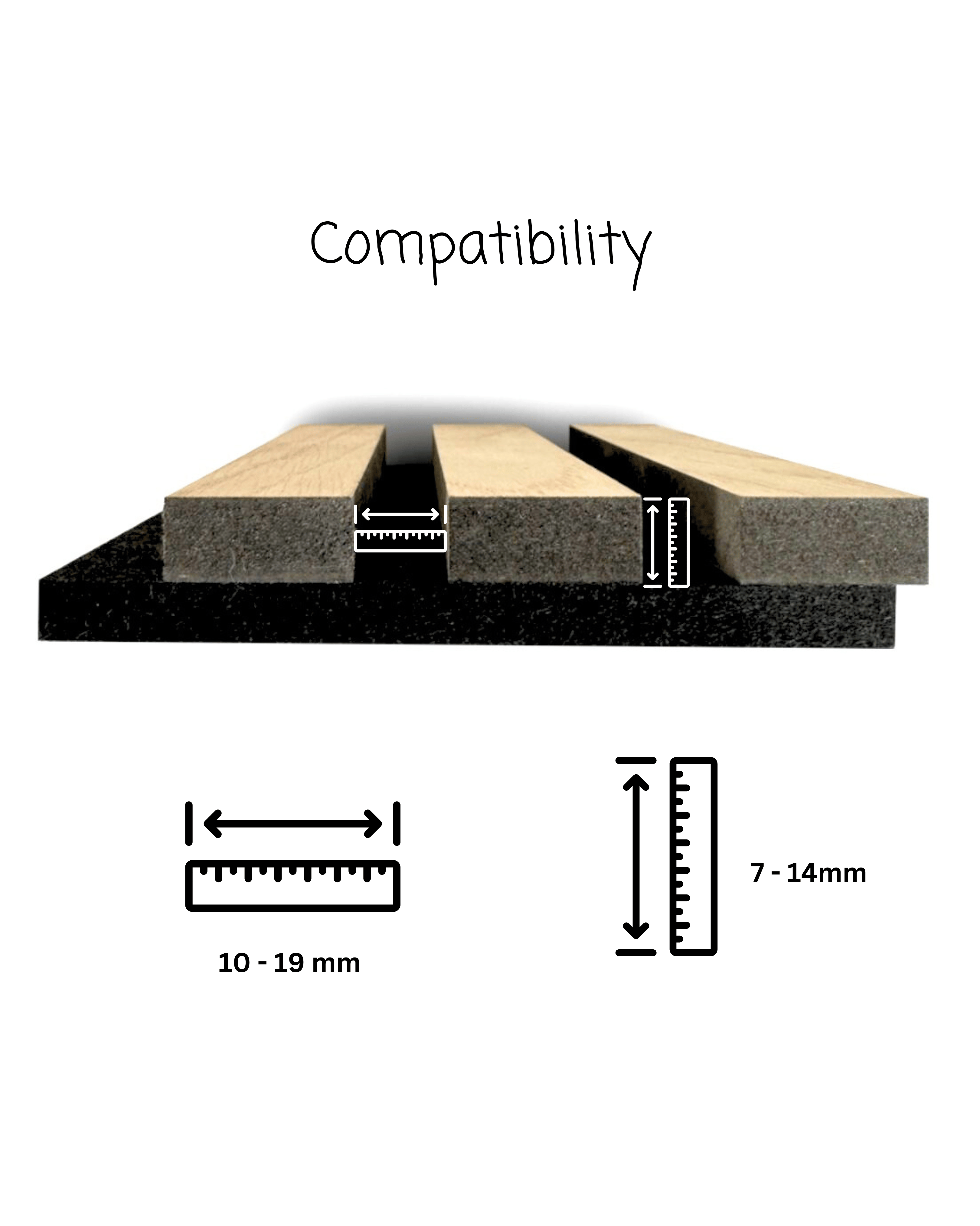 Regalhalterungen für Akustikplatten - Montageart: Wandclip