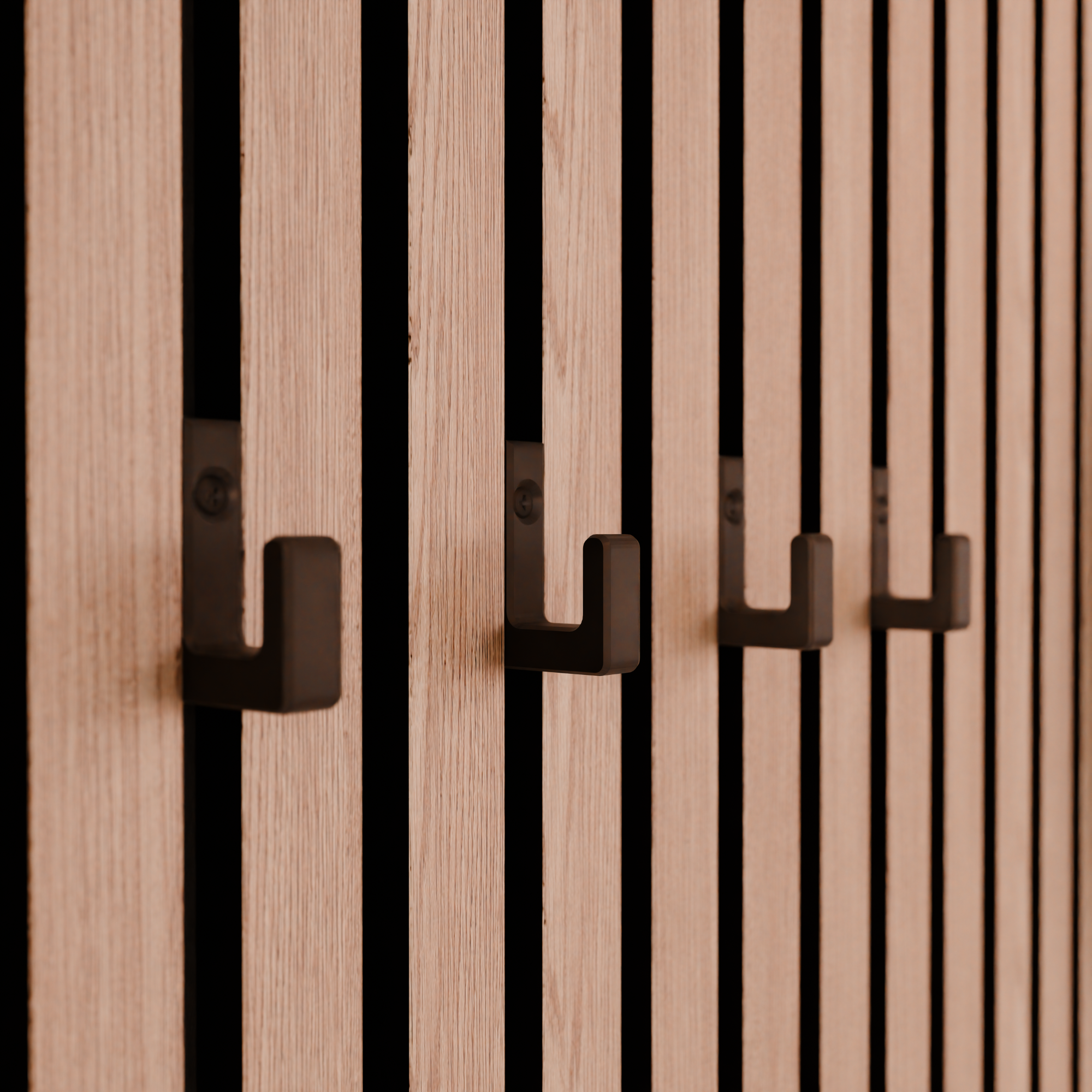 Einzelhaken Quadrat für Akustikplatten - Montageart: Einschrauben