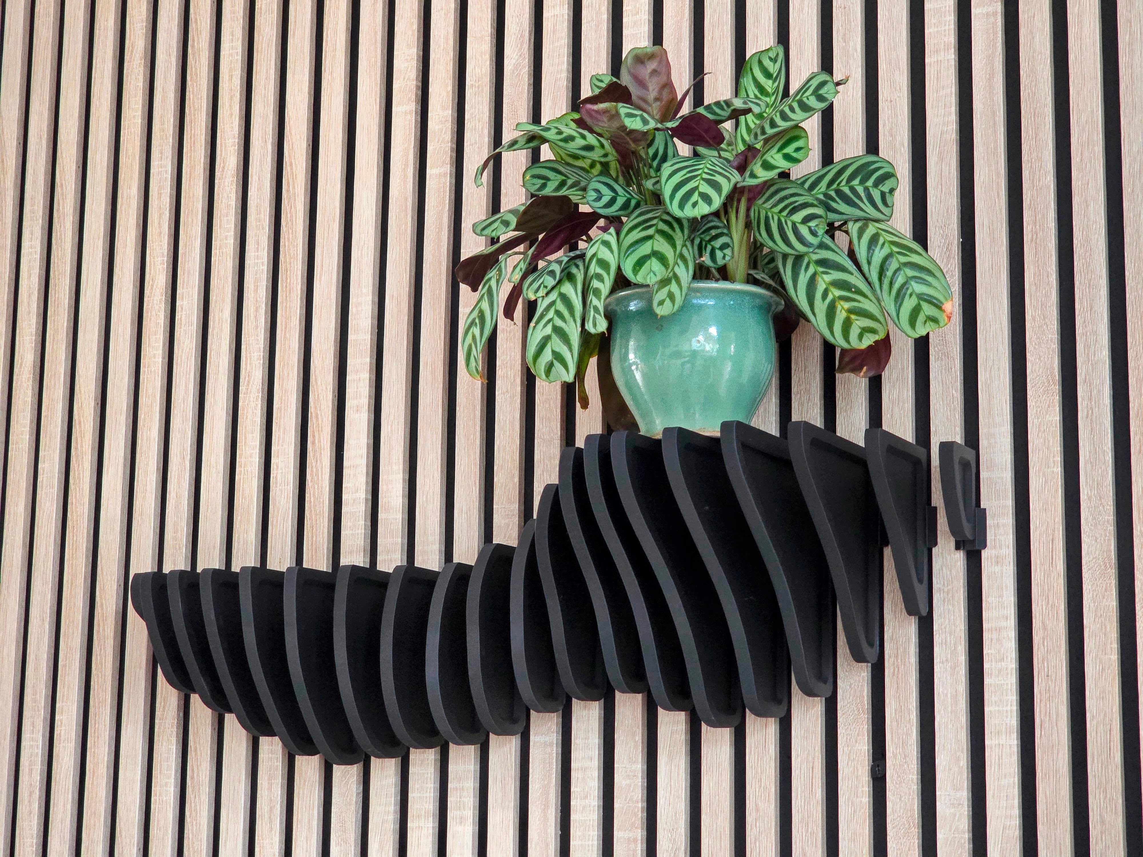 Design Flow Bar Regal für Akustikpaneele - Montageart: Wandclip