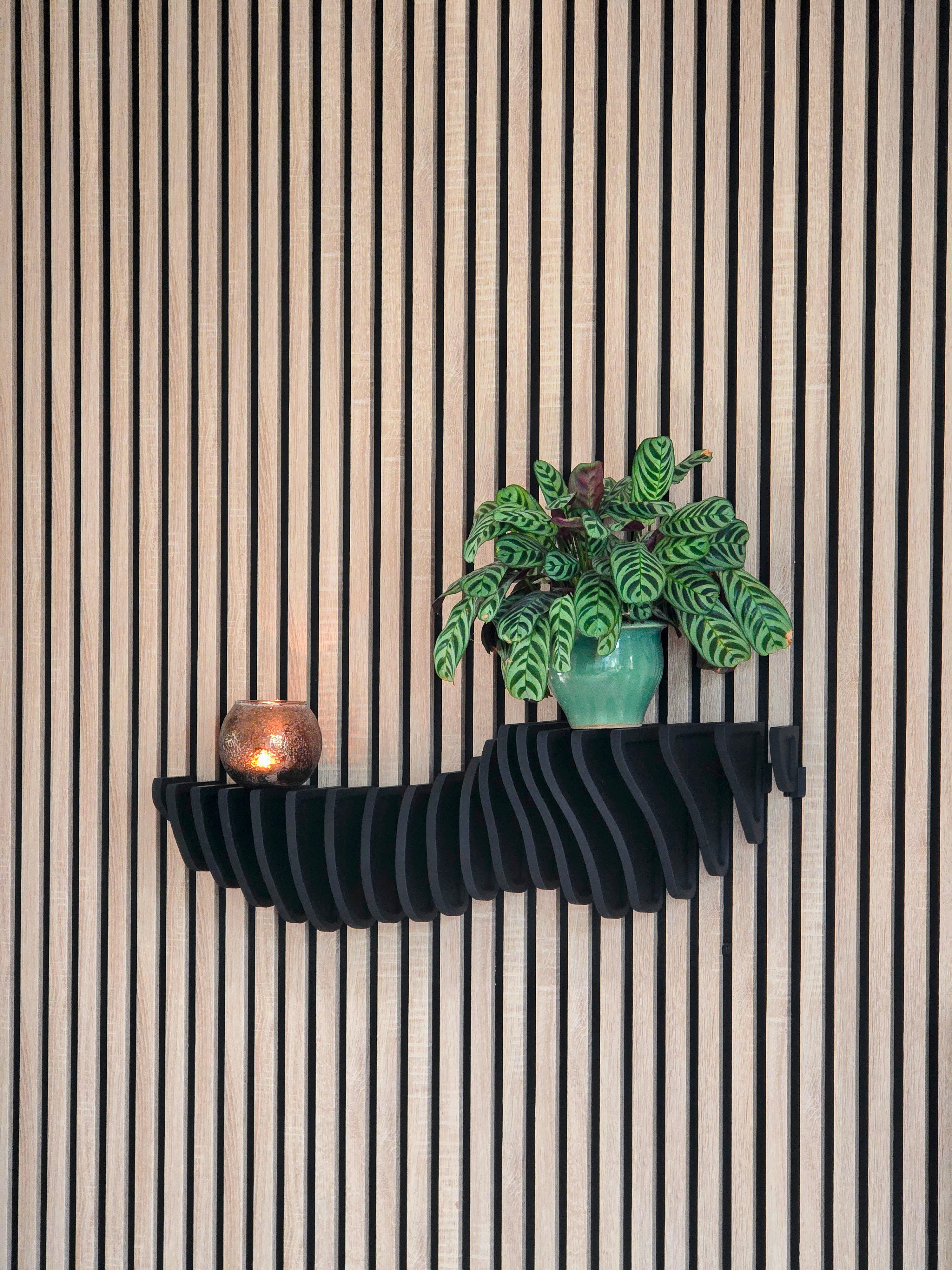Design Flow Bar Regal für Akustikpaneele - Montageart: Wandclip
