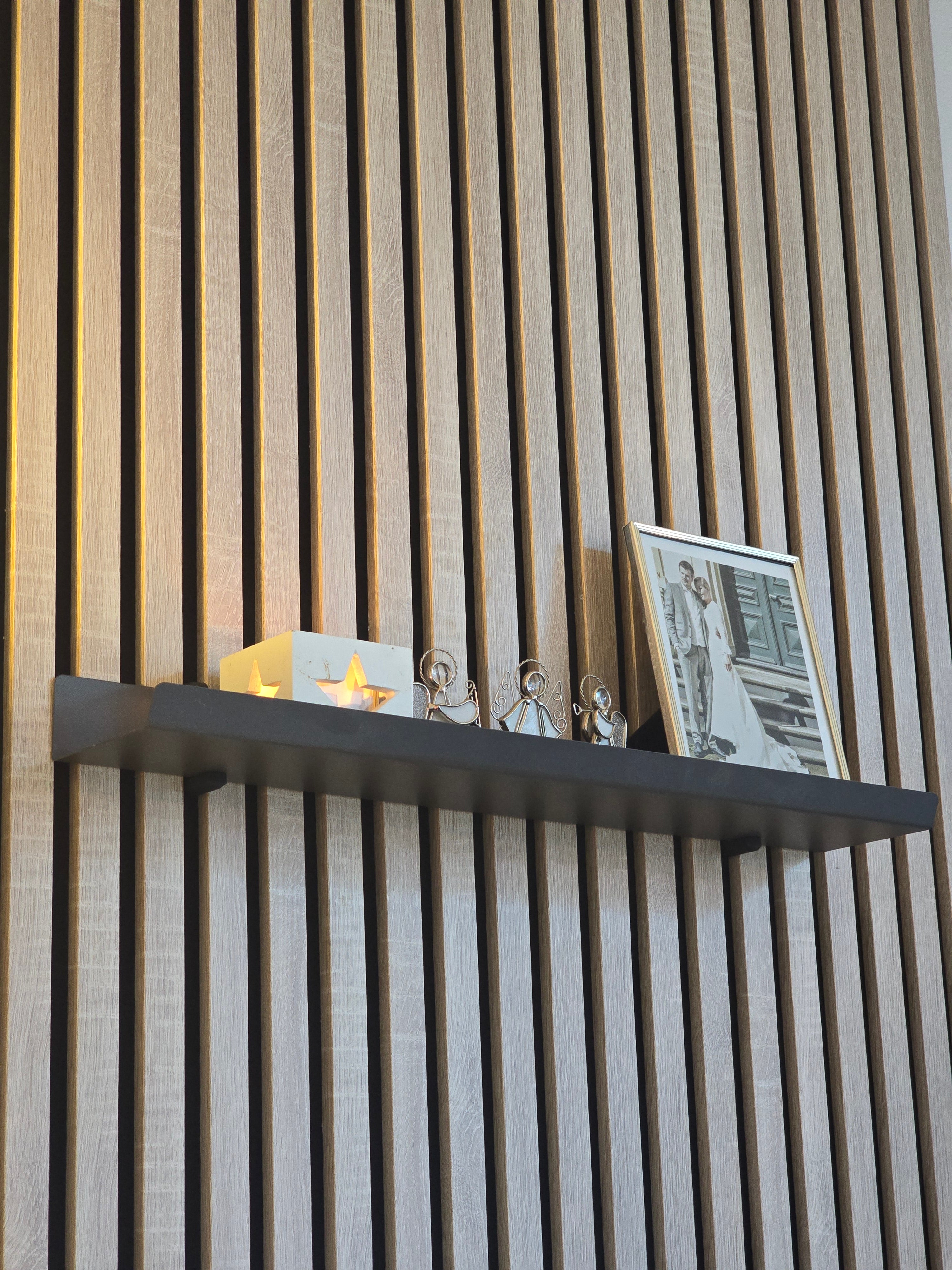 Shelf Brackets for IKEA MALMBÄCK Picture Ledge - Installation Type: Wall Clip