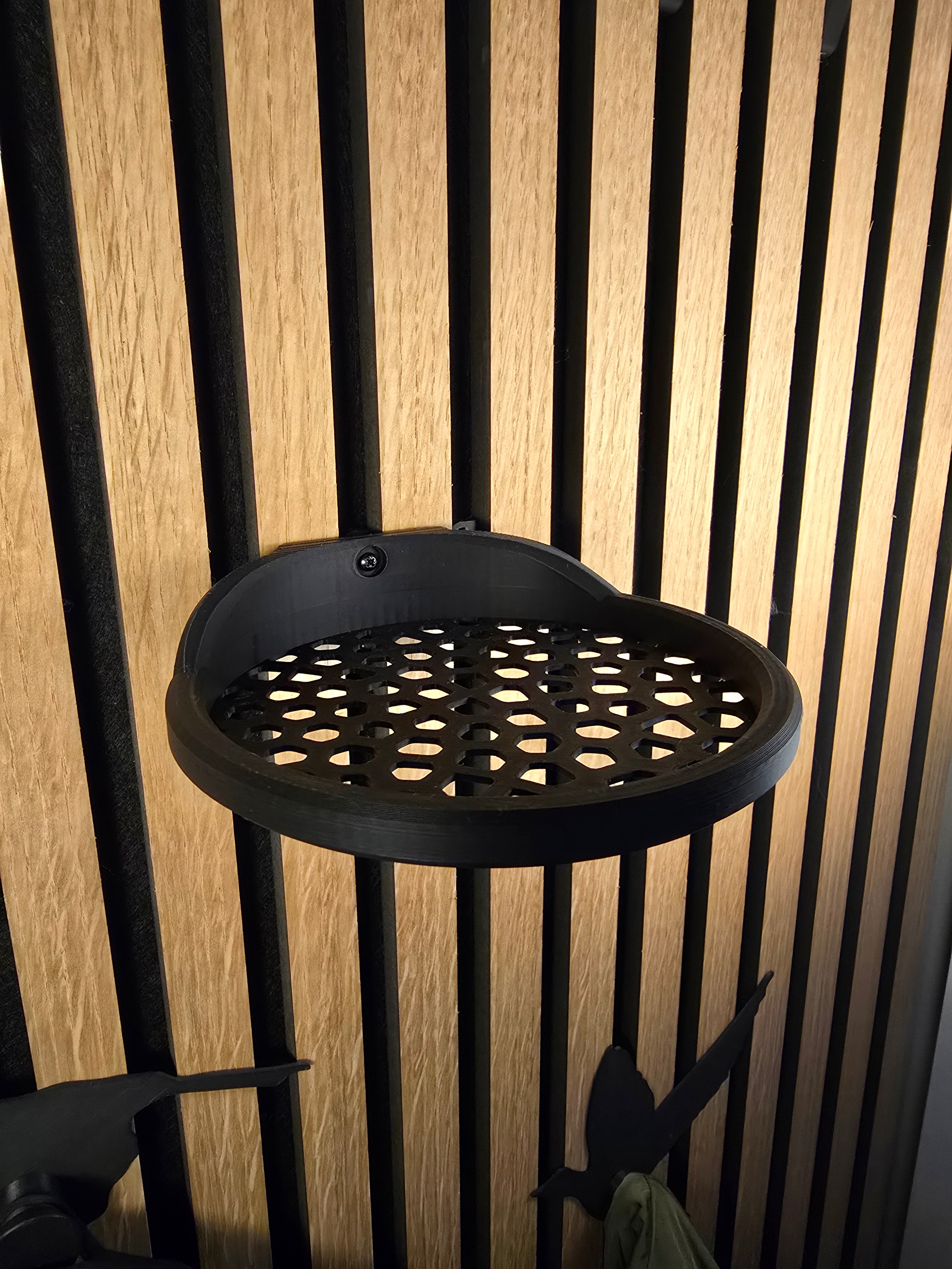 Round Tray for Acoustic Panels - Installation type: Wall Clip