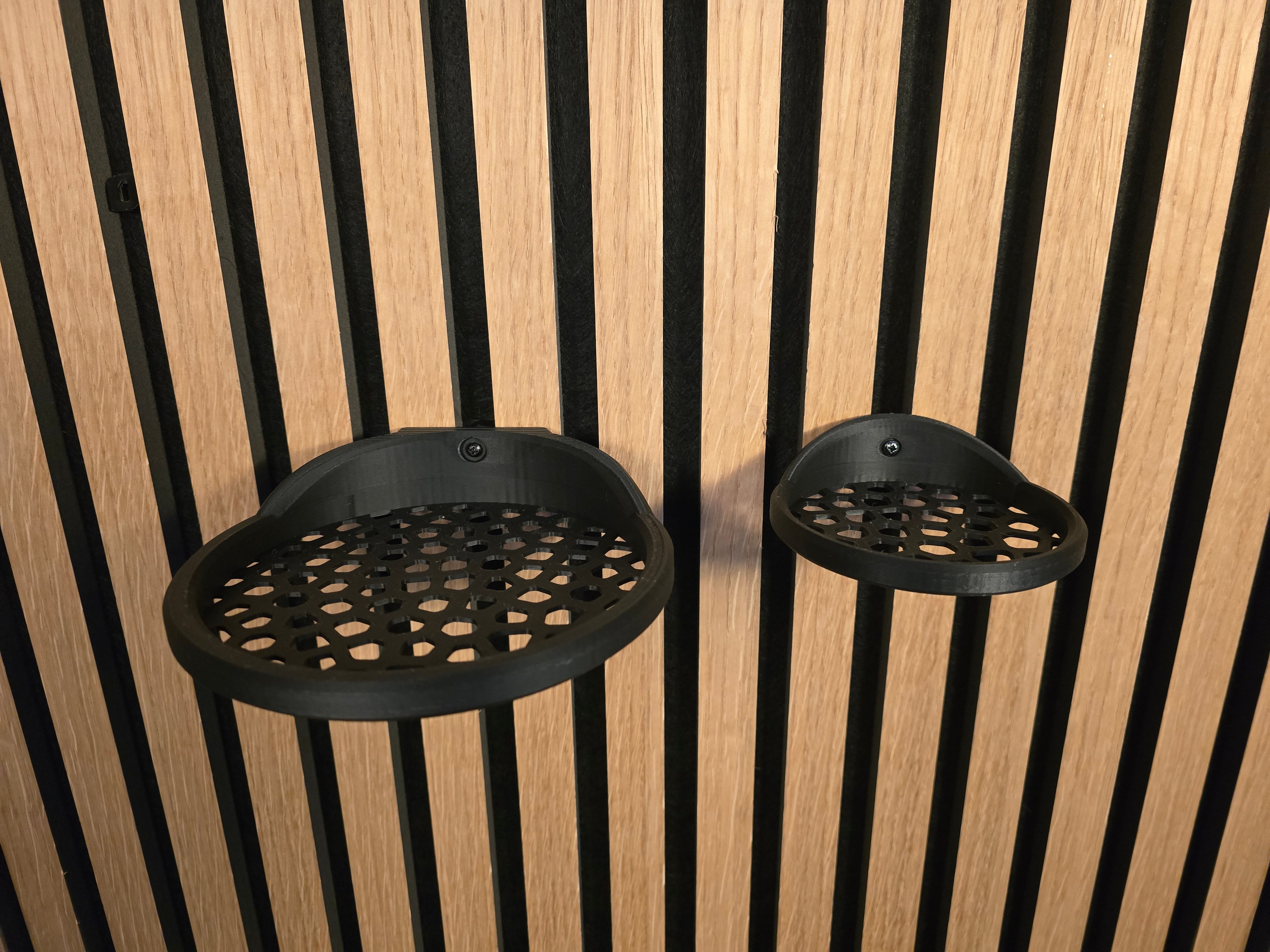 Round Tray for Acoustic Panels - Installation type: Wall Clip