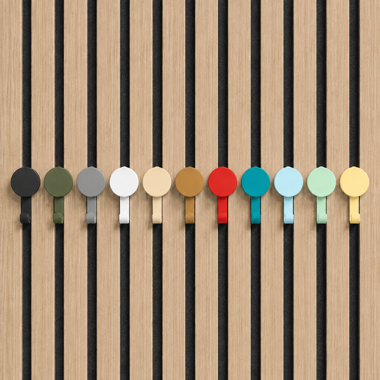 Round Hanger/Hook - Installation: Wall Clip