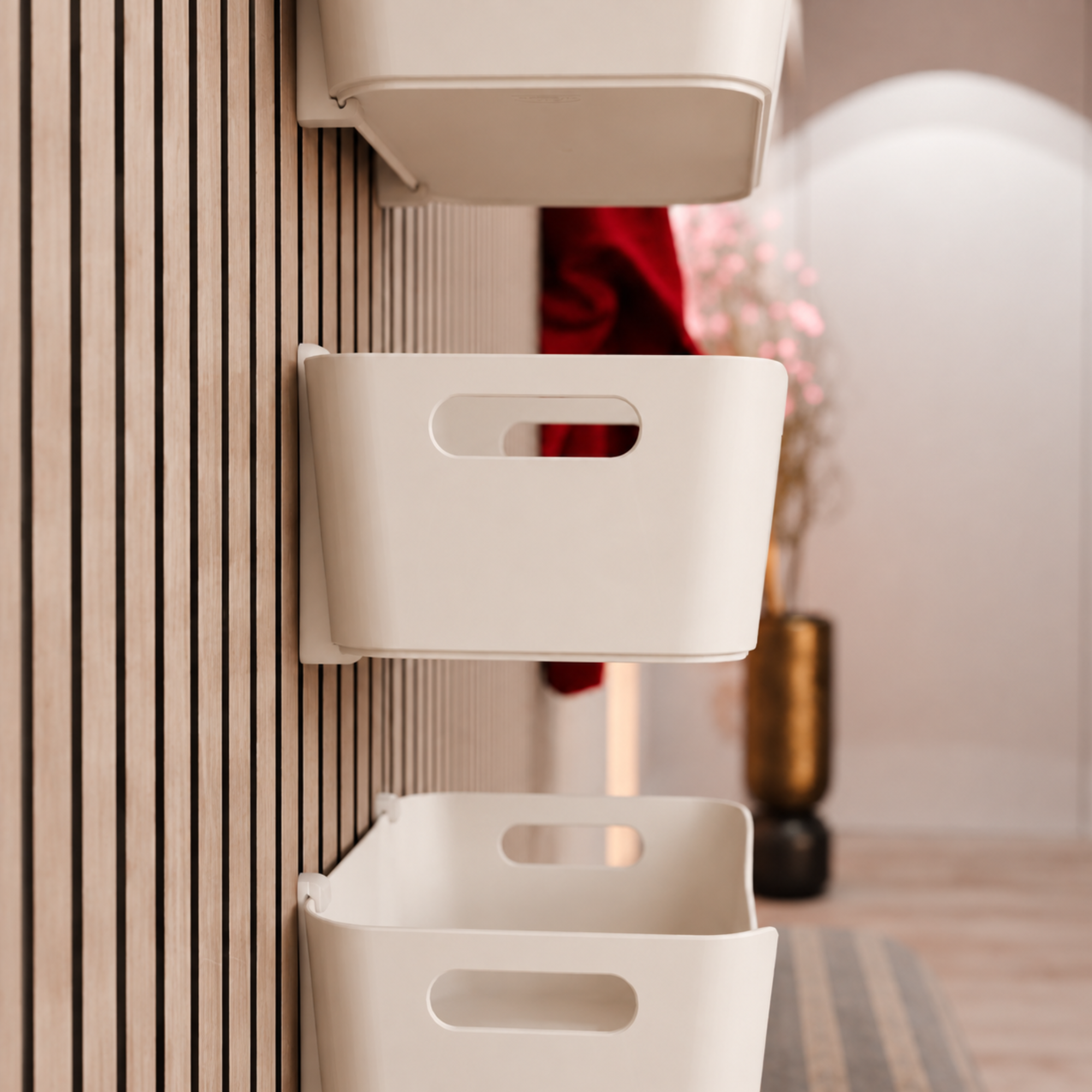 Supports de panneau pour organiseur IKEA UPPDATERA (24 × 17 cm) – Installation : clip mural