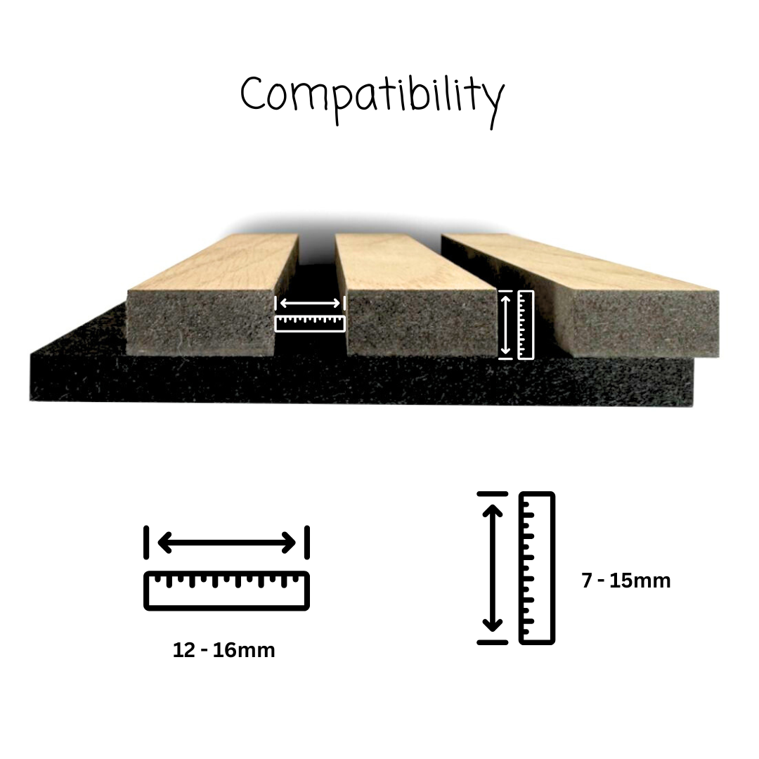 Double Coat Hook for Acoustic Panels - Installation Type: Wall Clip