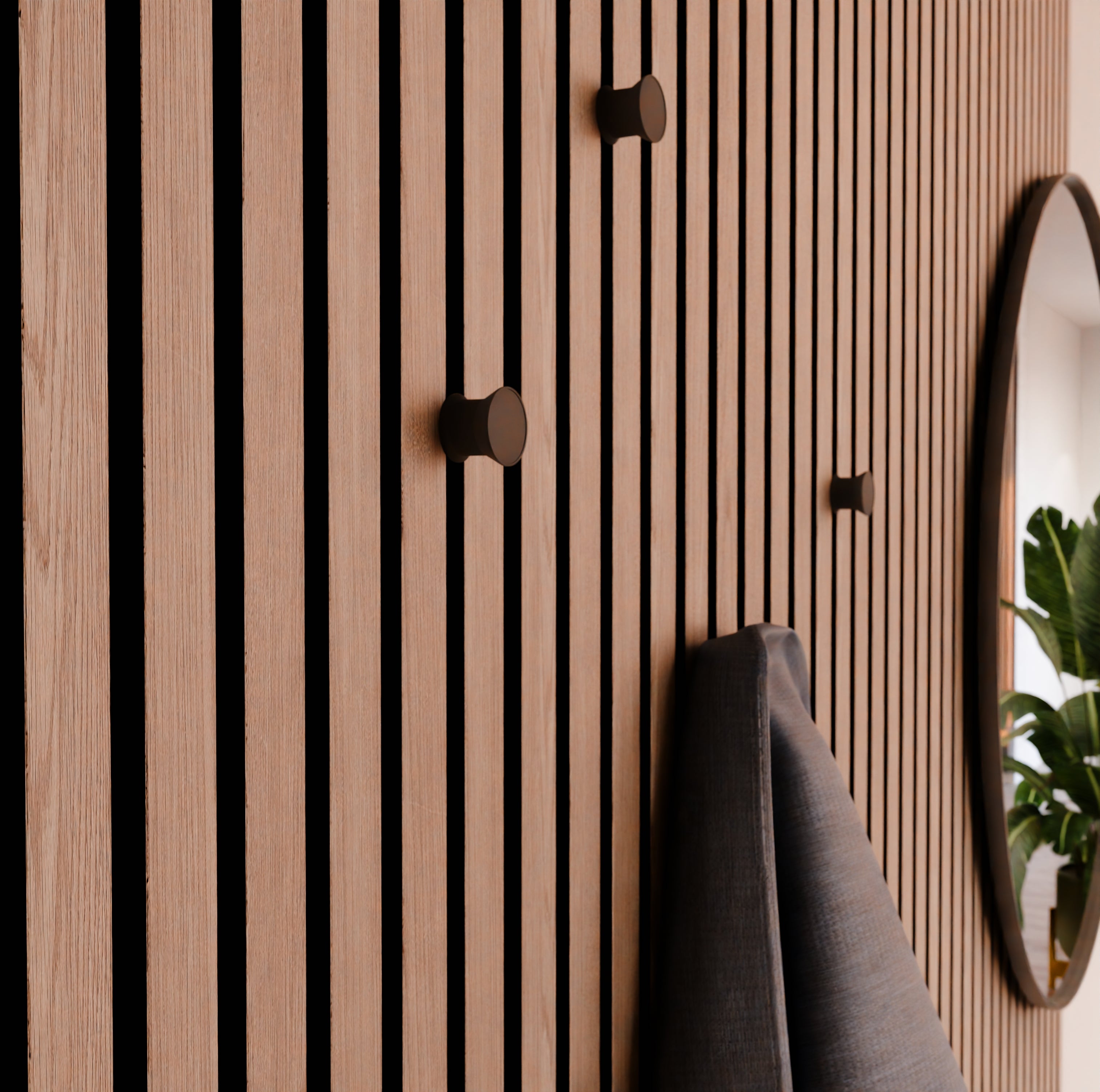 Knob Hook for Acoustic Panels - Installation Type: Wall Clip