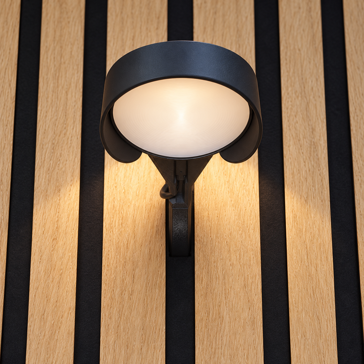 WallTune LED-Spot mit Halterung (IKEA STRIMSÄV im Lieferumfang) - Montage: Wandclip