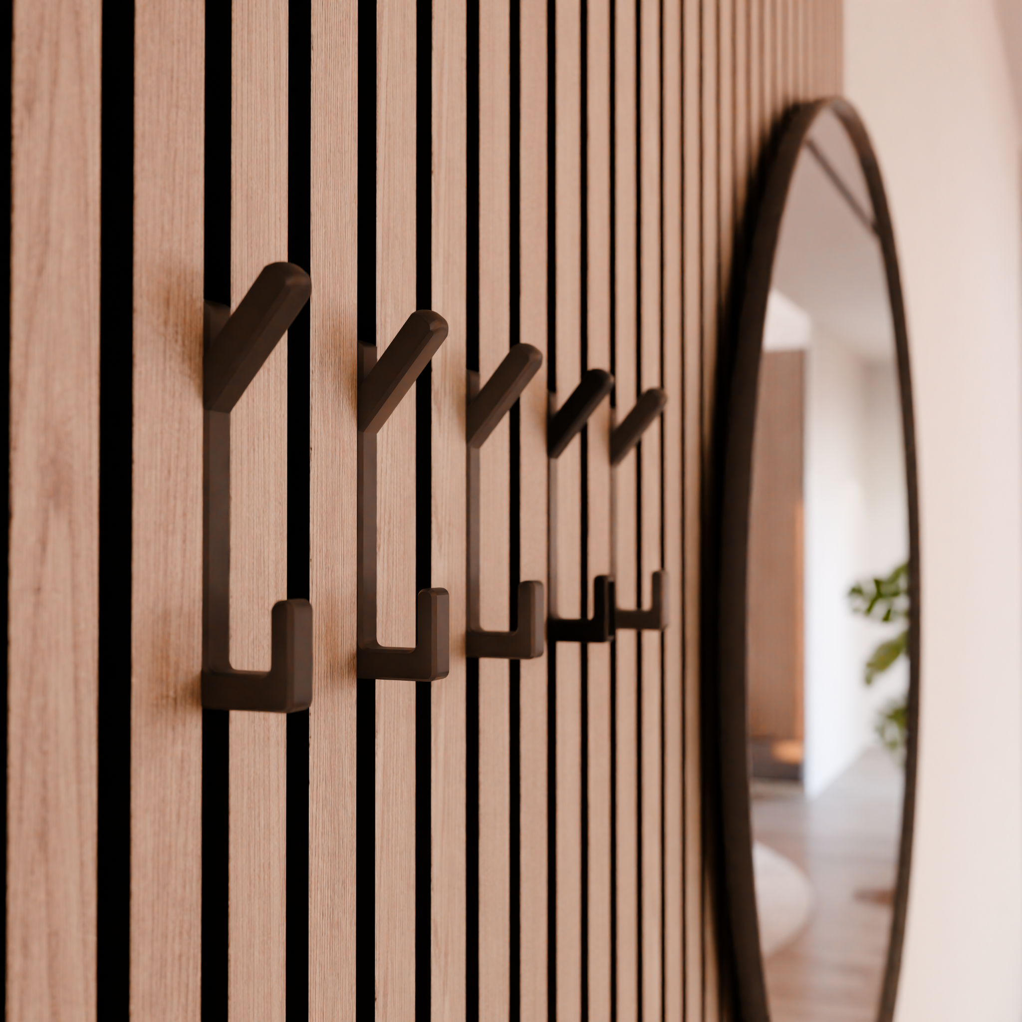 Double Coat Hook for Acoustic Panels - Installation Type: Wall Clip