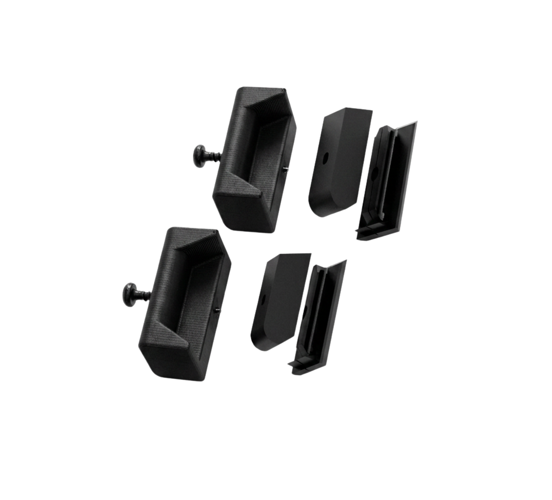 Akoestische paneelbevestigingen voor IKEA SKADIS-accessoires - Installatiemethode: Muurclip