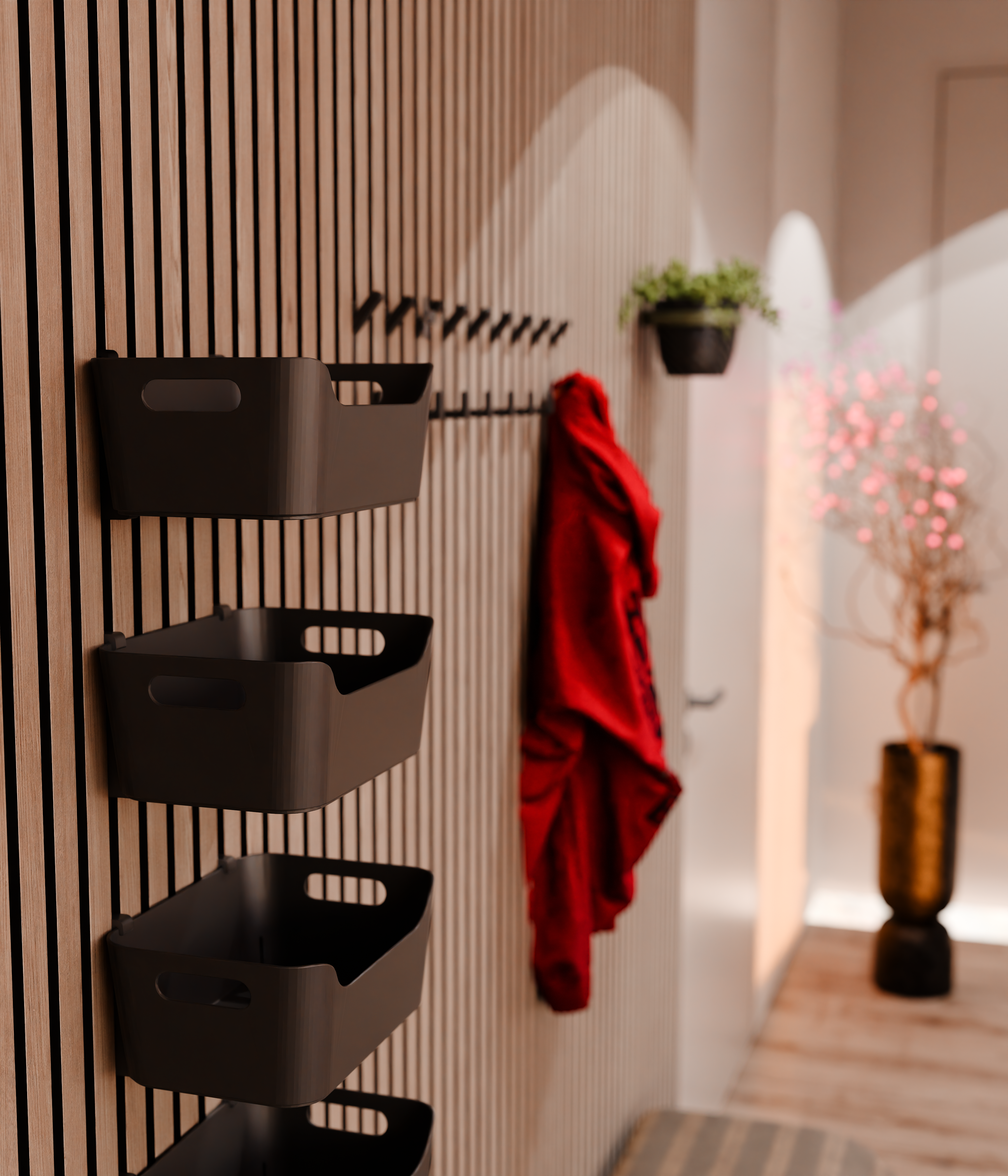 Akustikplatten-Organizer – für IKEA UPPDATERA Organizer-Halterungen – Wandclip