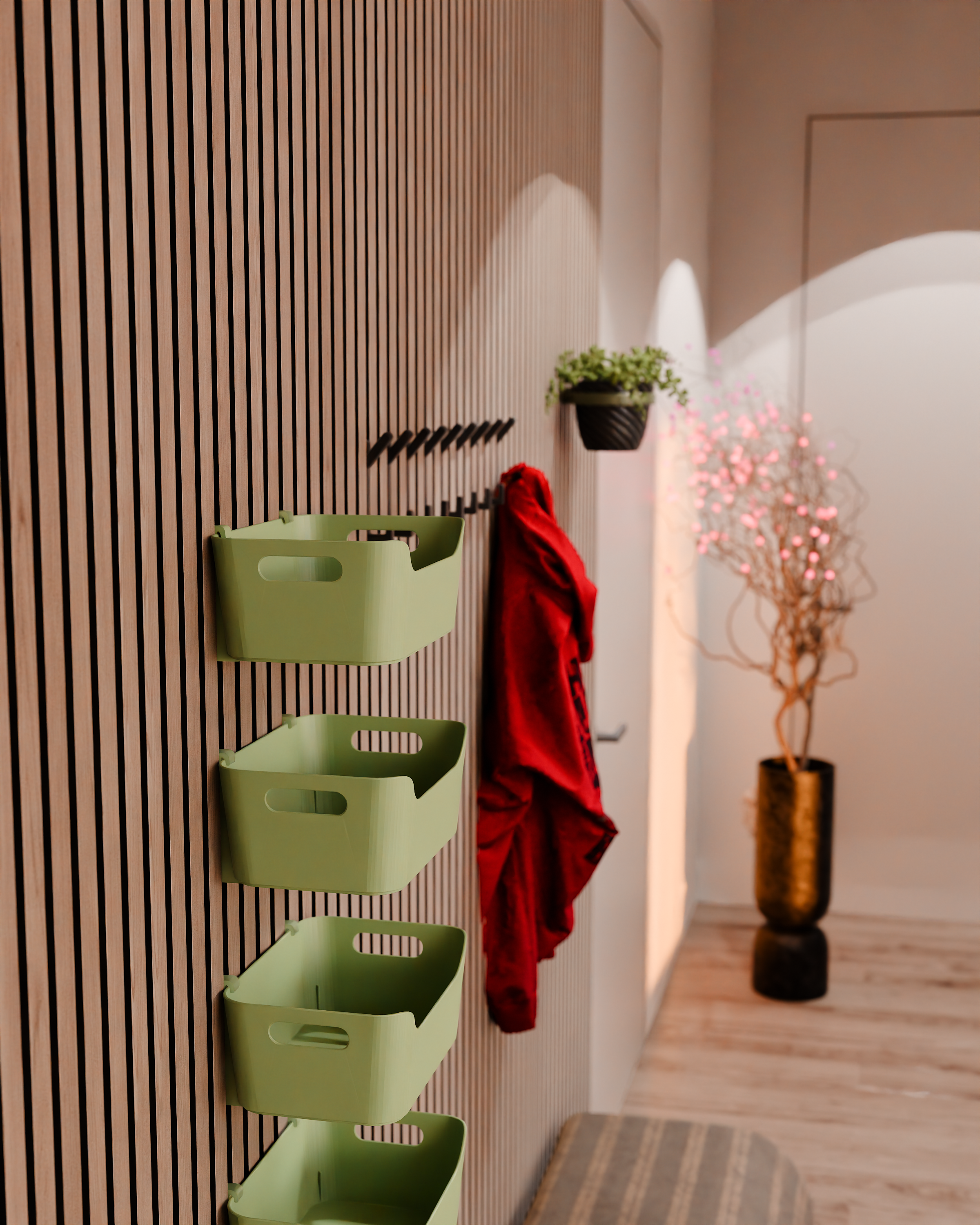 Akustikplatten-Organizer – für IKEA UPPDATERA Organizer-Halterungen – Wandclip