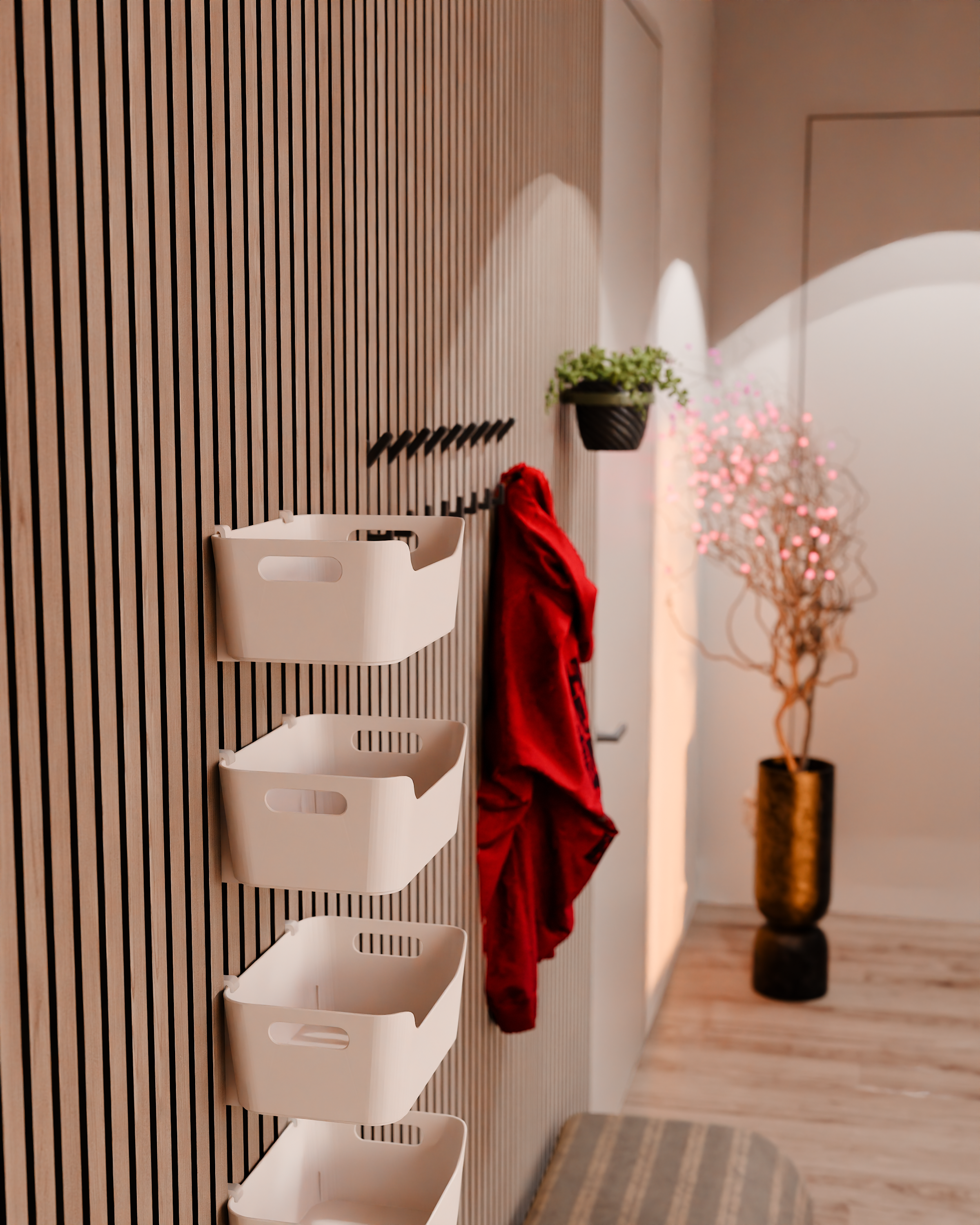 Akustikplatten-Organizer – für IKEA UPPDATERA Organizer-Halterungen – Wandclip