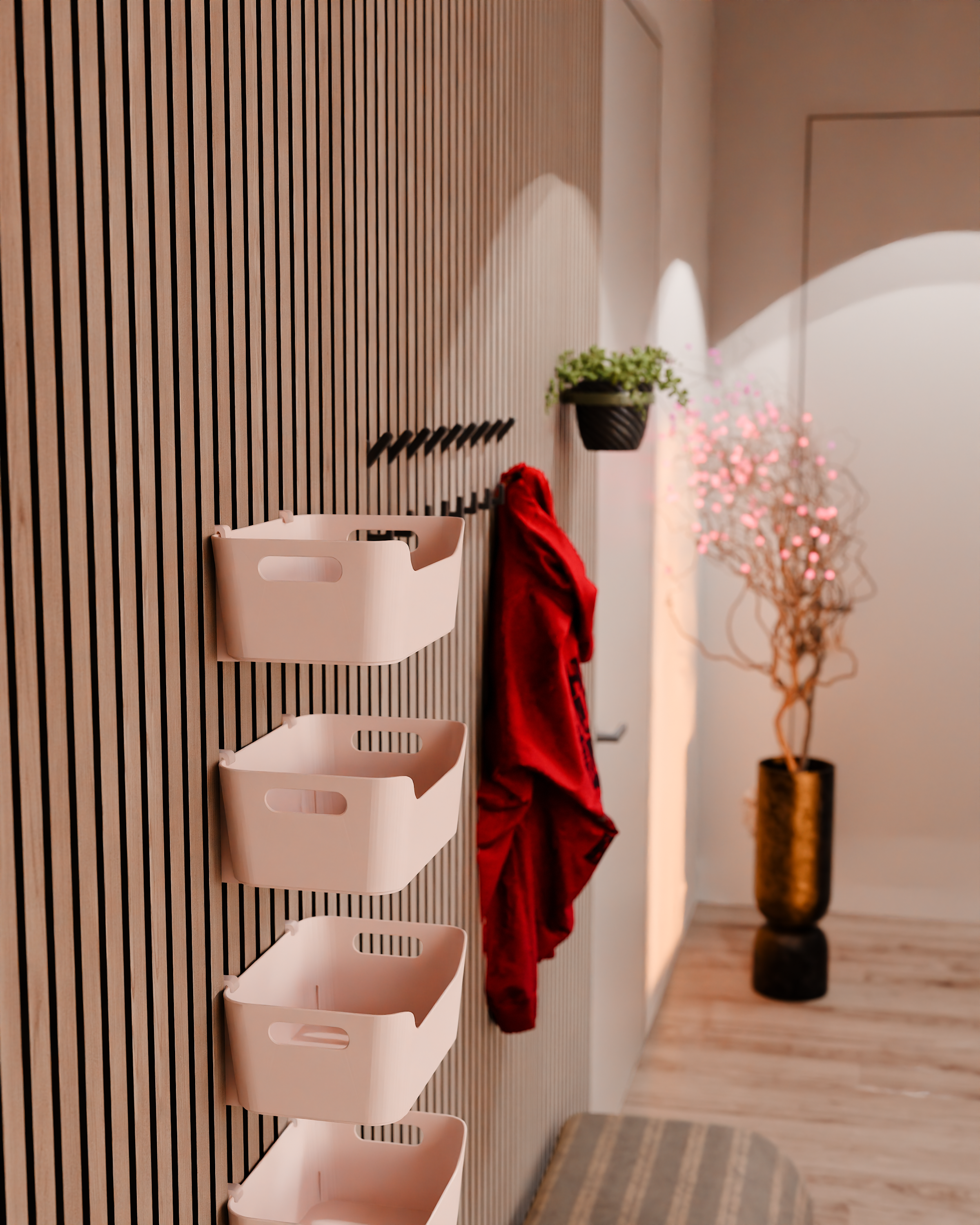 Akustikplatten-Organizer – für IKEA UPPDATERA Organizer-Halterungen – Wandclip