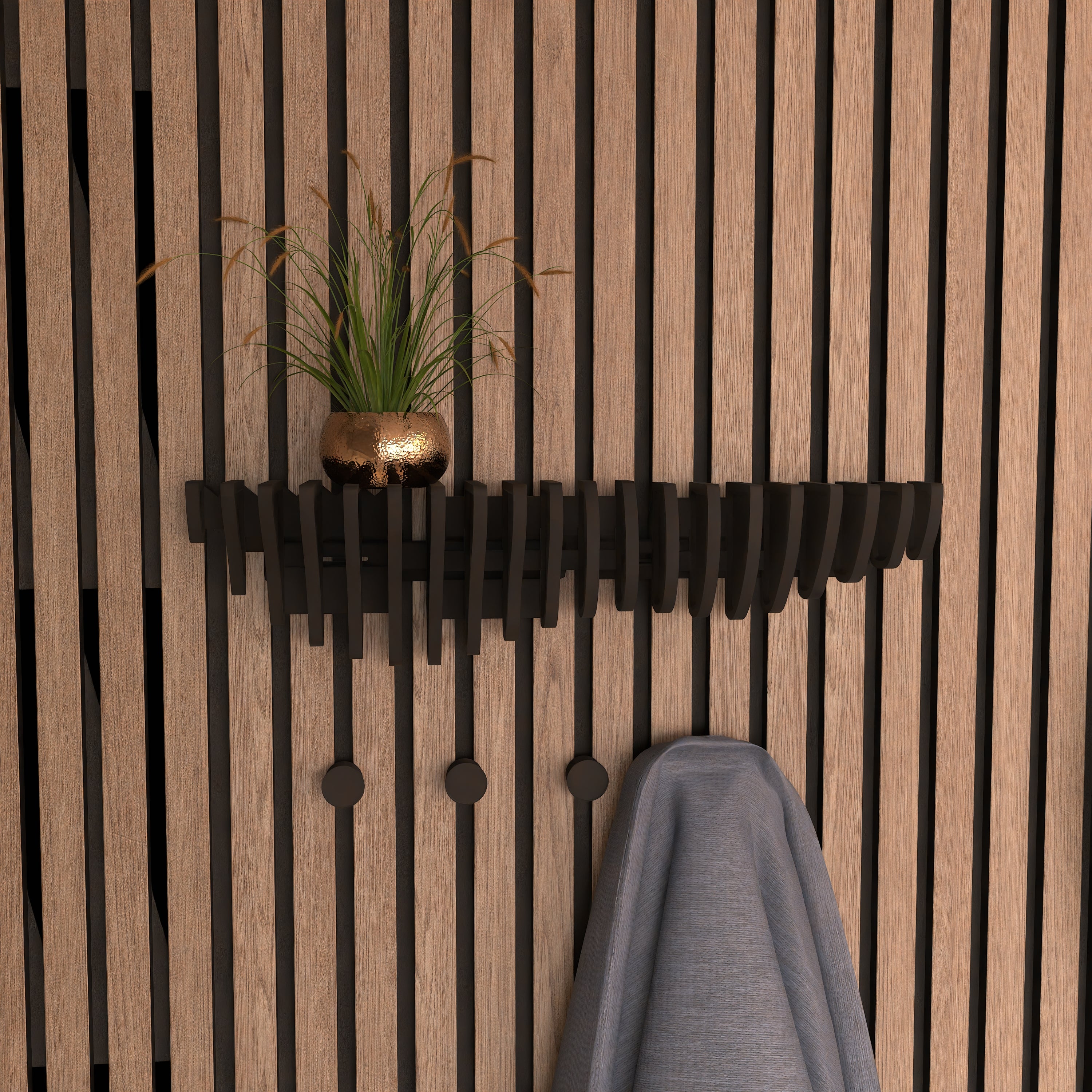 NEU! Design-Regal für Akustikpaneele - Montageart: Wandclip