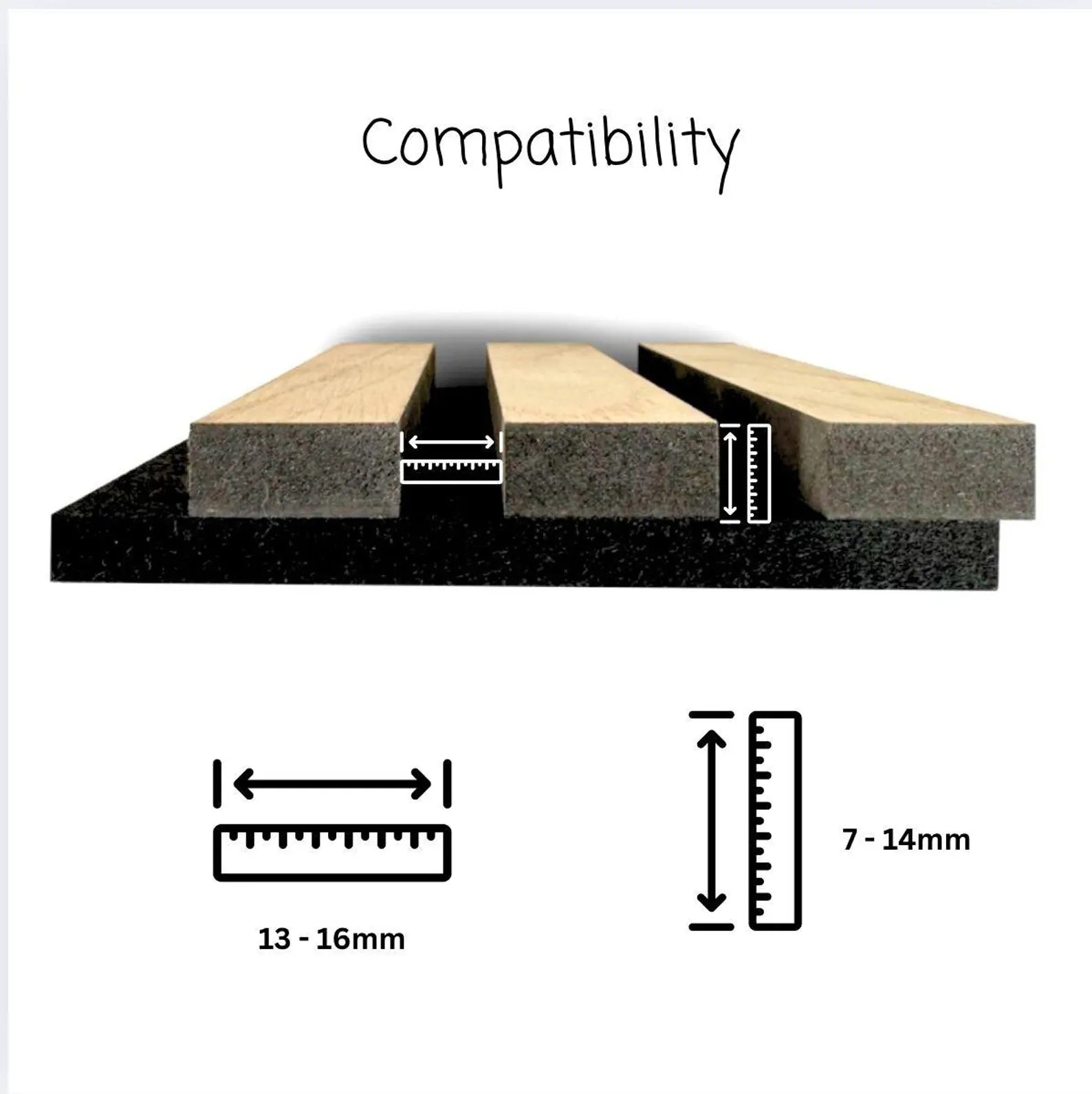 Regalhalterungen für IKEA MOSSLANDA Bilderleiste - Montageart: Einschrauben