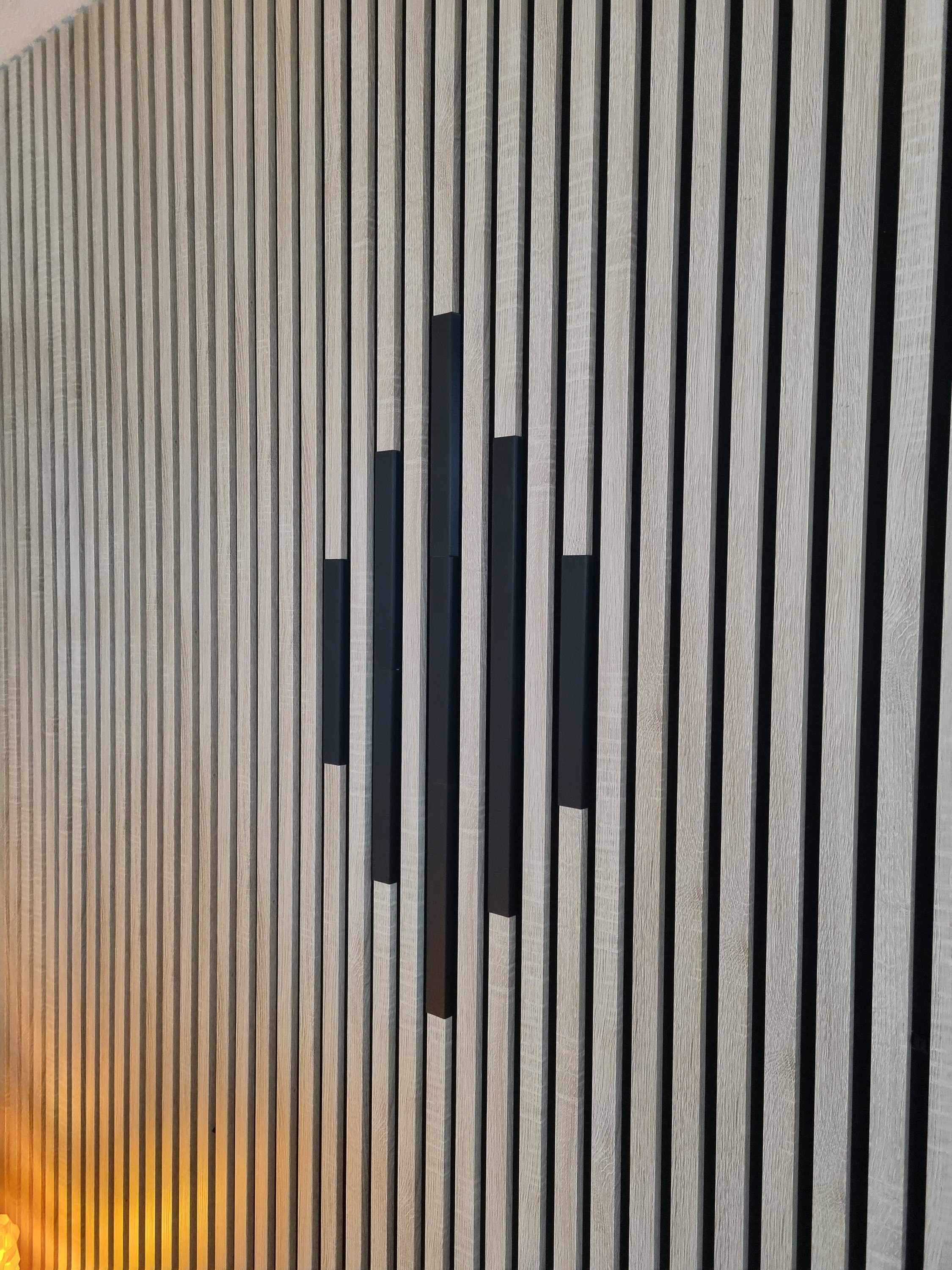 Lamellenabdeckungen für Akustikpaneele (Presspassung)