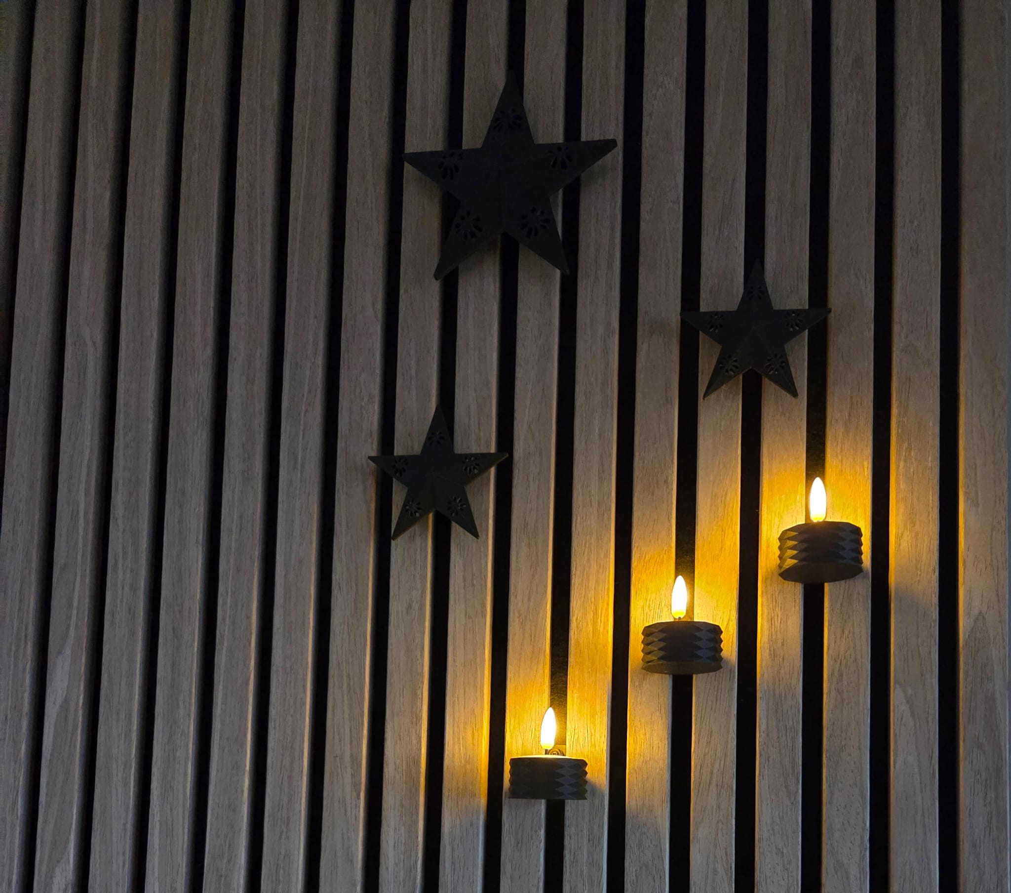 Teelicht-/Kerzenhalter für Akustikpaneele – Montageart: Wandclip