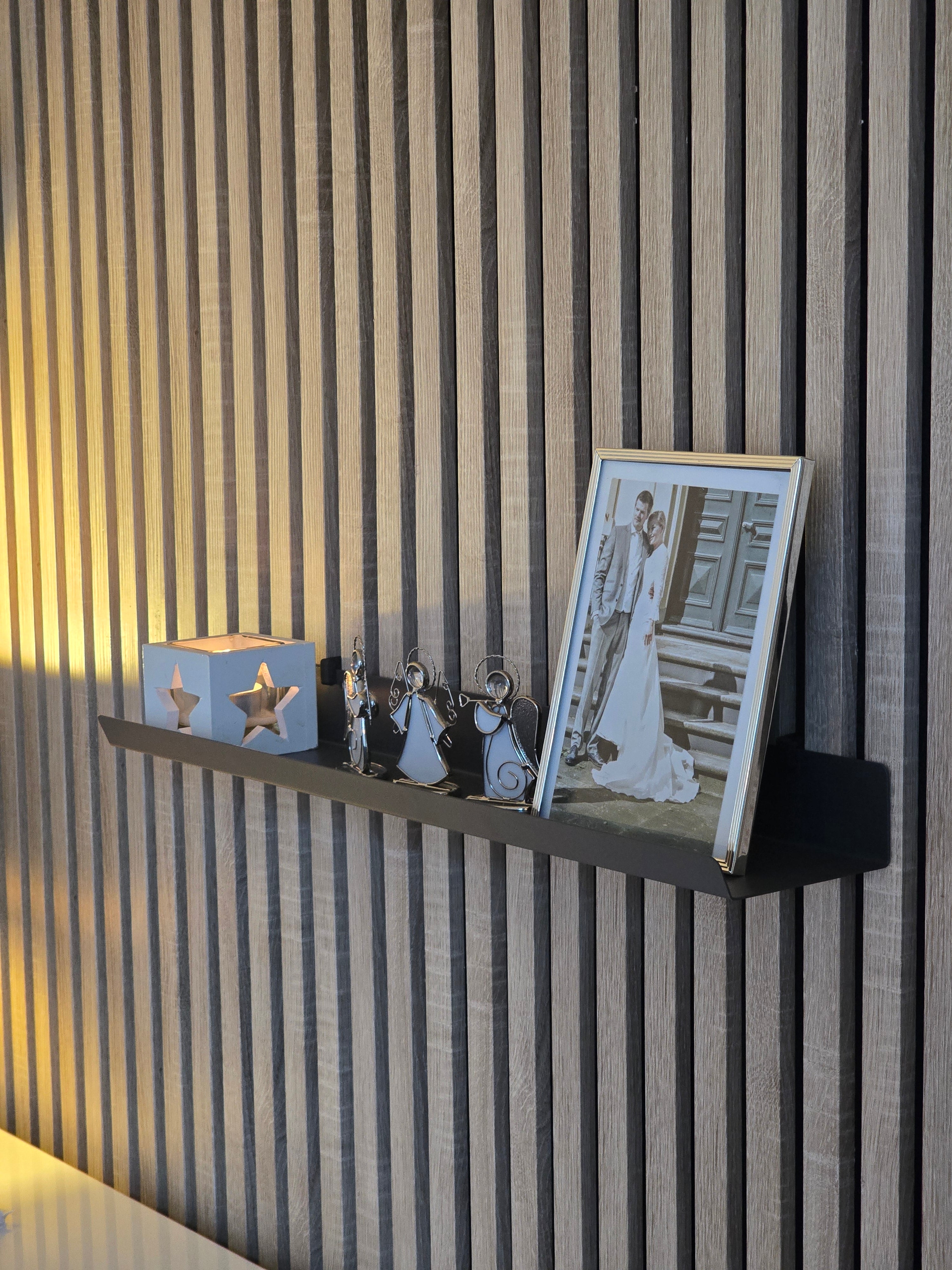 Shelf Brackets for IKEA MALMBÄCK Picture Ledge - Installation Type: Wall Clip