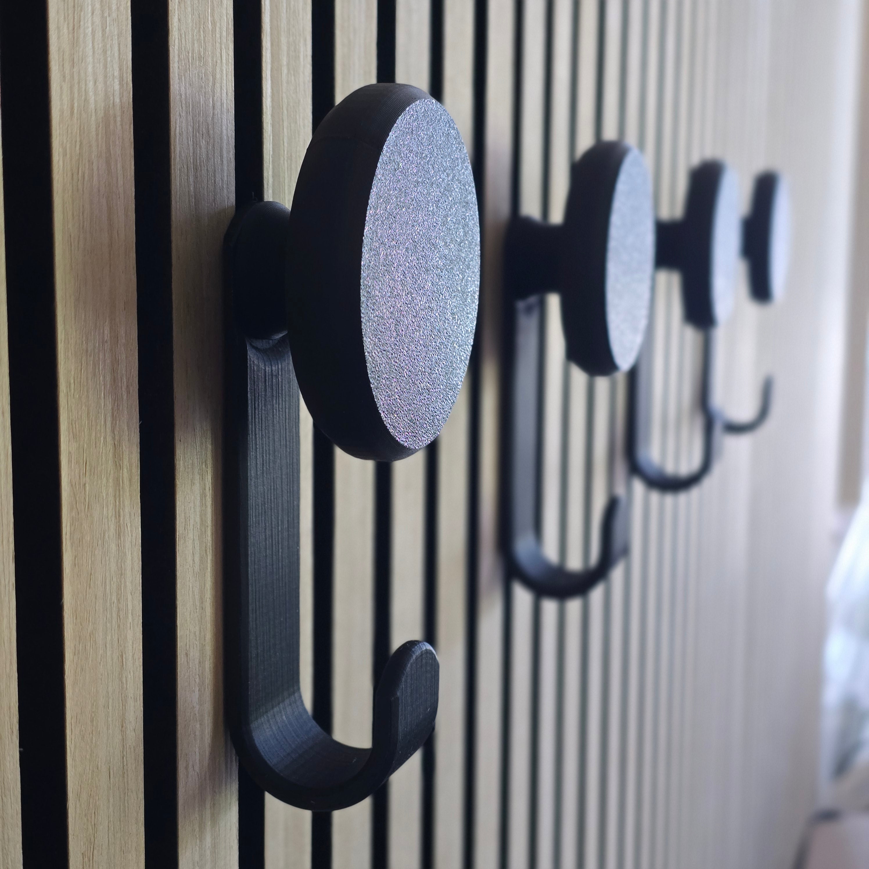Ronde hanger/haak - Installatie: Muurclip