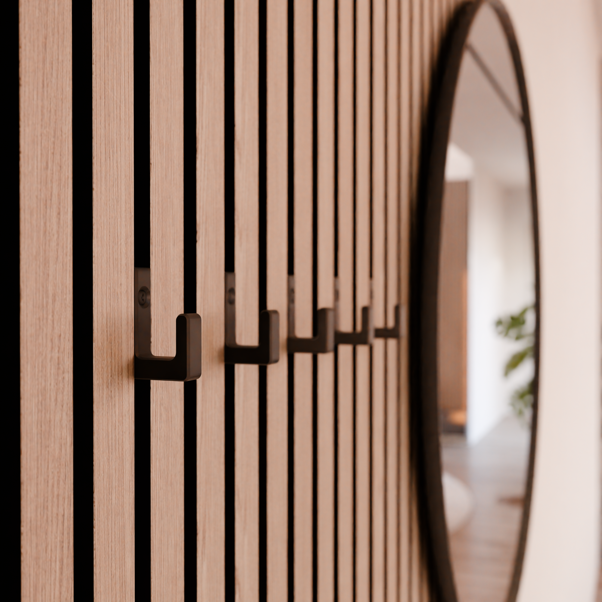 Einzelhaken Quadrat für Akustikplatten - Montageart: Einschrauben