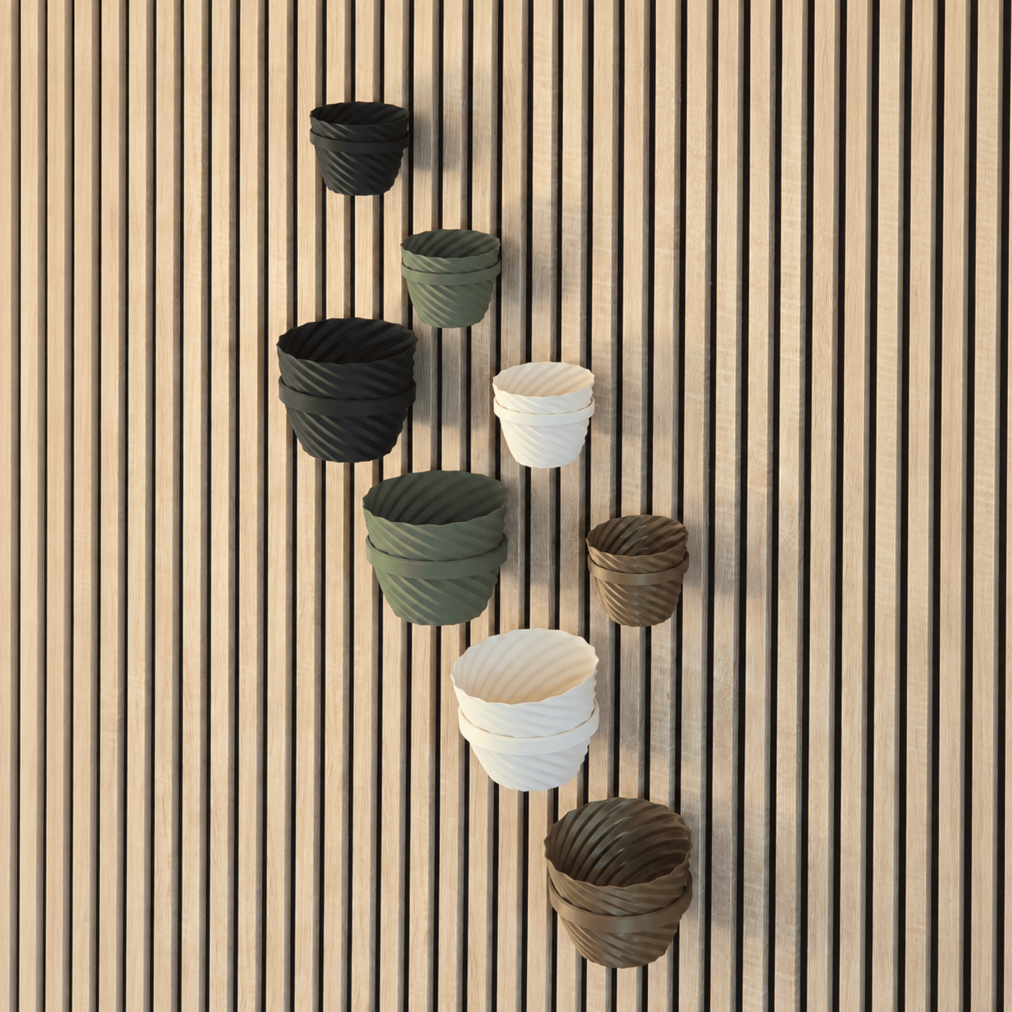 Plantenhouder/ring - Installatietype: Muurclip