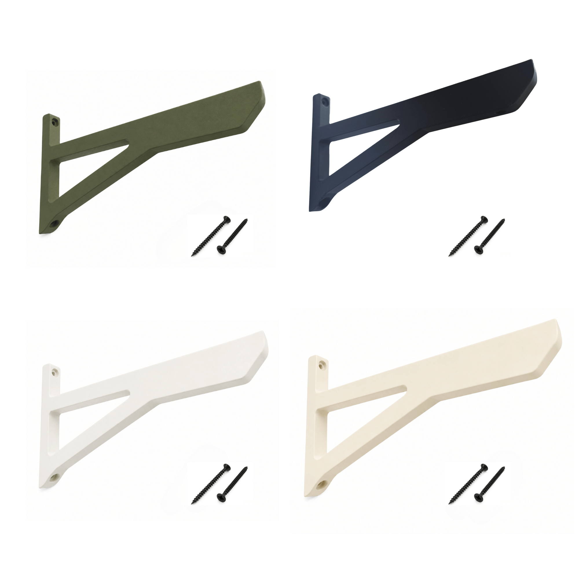 Shelf Brackets - Installation: Screw-in