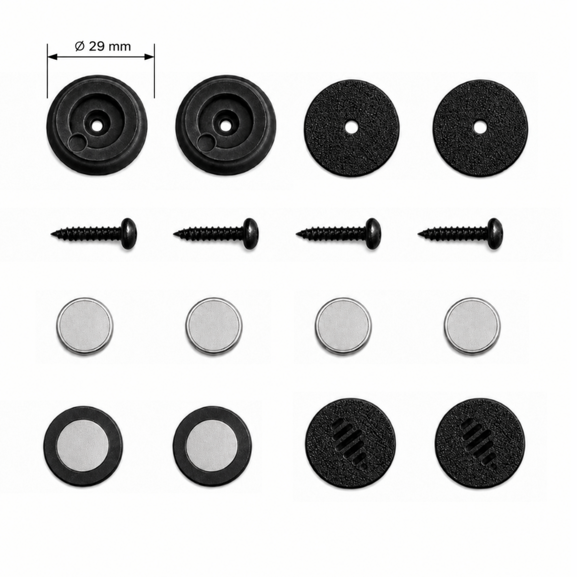 Magnet Clips - 4 Pack - Installation: Wall Clip