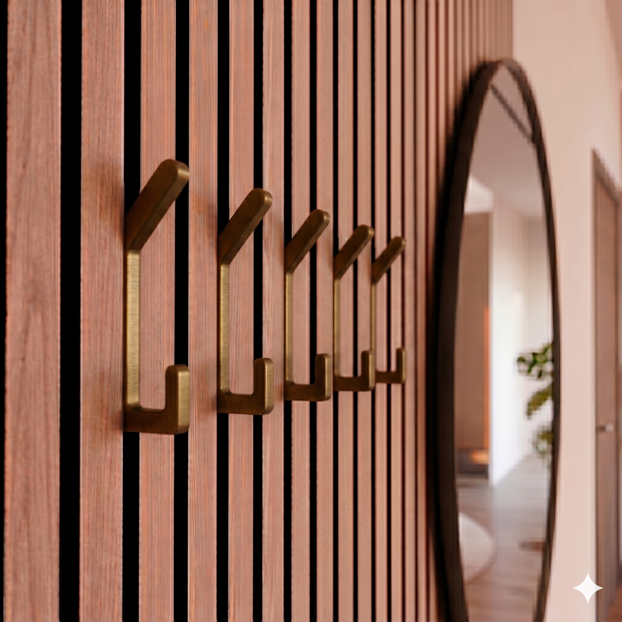 Dubbele kapstokhaak voor akoestische panelen - Installatietype: Wallclip