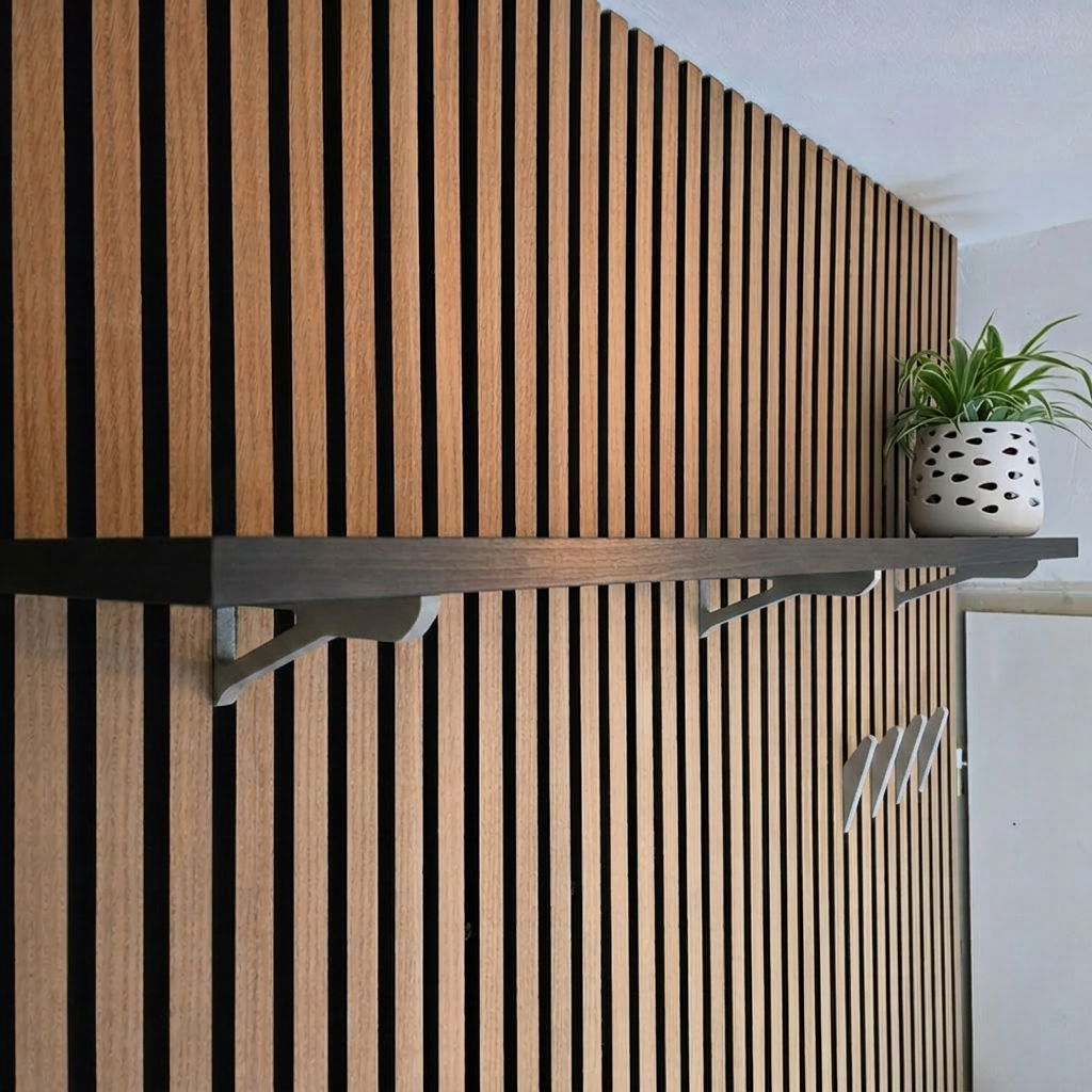Shelf Brackets for Acoustic Panels - Installation Type: Wall Clip